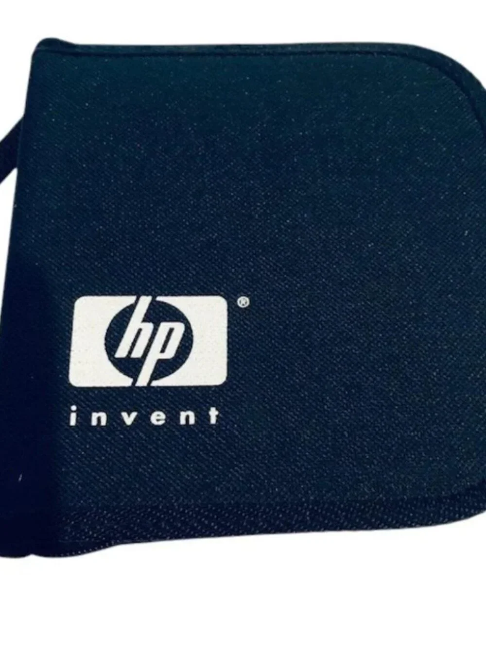 Vintage HP Invent Canvas CD Wallet